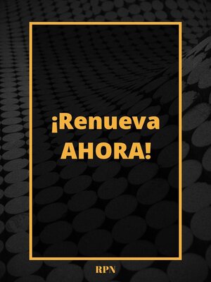 cover image of ¡Renueva Ahora!